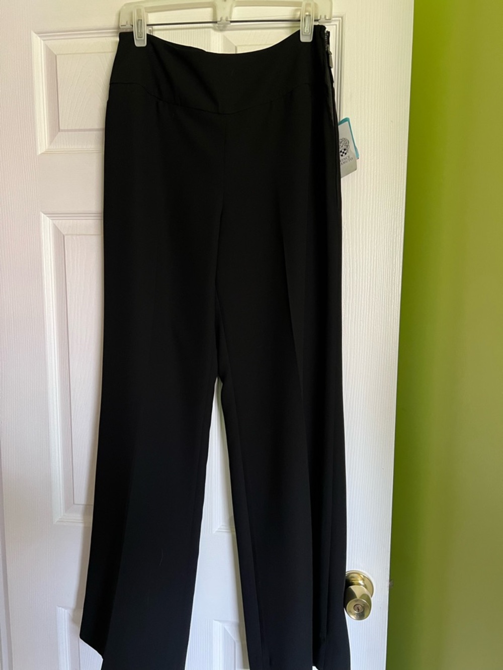 Vince Camuto Classic Black Wide-Leg Trousers